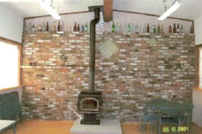 The recreation room in the lodge